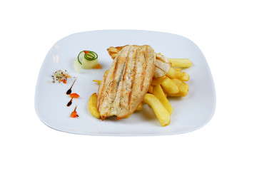 Perfect grilled chicken chops