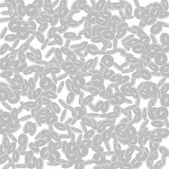 European Union Euro coins falling. Scattered black