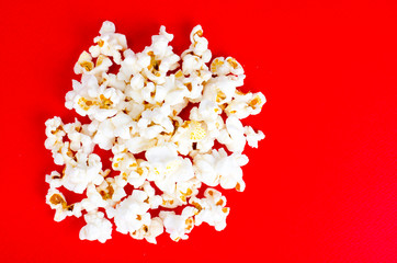 White and glazed popcorn