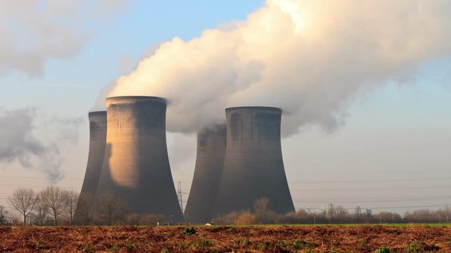 Coal Fired Power Station, Fiddlers Ferry, England