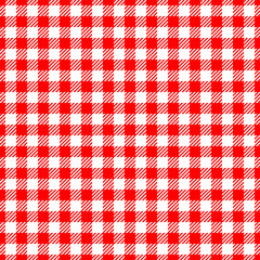 Seamless Pattern Check Red/White
