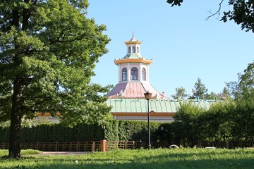 Chinese village. Alexandrovsky Park. Pushkin City. 