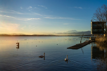 Lake Varese. Views from Schiranna
