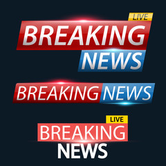 Breaking news live icon