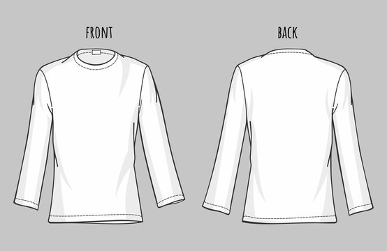 Long Sleeve T Shirt Template Images – Browse 21,445 Stock Photos, Vectors,  and Video