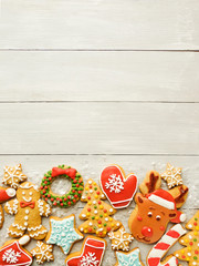 Christmas gingerbread cookies