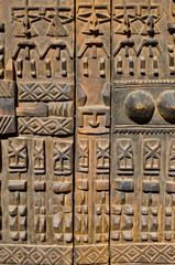 Art of wood carving. Details threads.