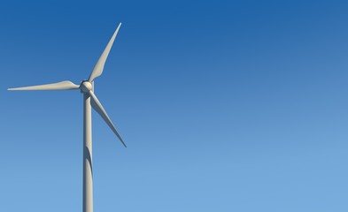 Fototapeta premium wind turbine - green power source