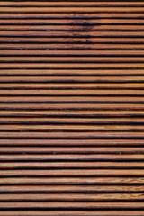 Rustic bamboo texture. Horizontal and vertical lines. Ocher and brown tones.