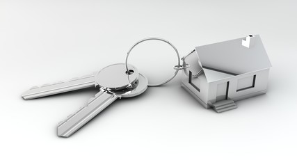 two keys to new home