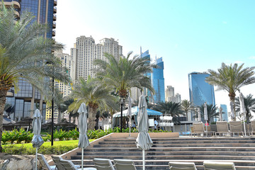 Fototapeta na wymiar view of the Dubai city