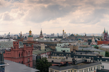 Moscow panorama of the city.
