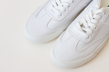 pair of white shoes