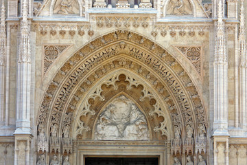 Fototapeta na wymiar Zagreb Cathedral, detail