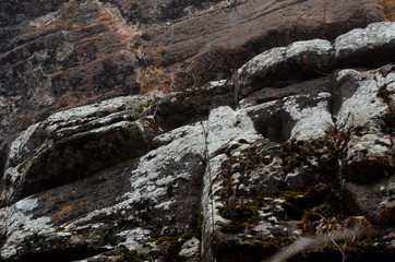 beautiful winter mountain nature