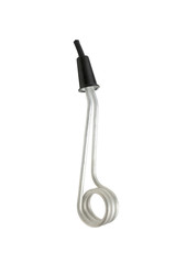 Electric immersion heater isolated on white background.