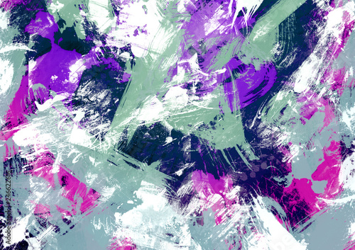 Contemporary Art Digital Abstract Artwork Design Modern