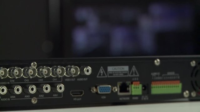 Digital Video Recorder - DVR for CCTV systems: Securiry Closed Circuit Television, TVI, DVI, multy channels