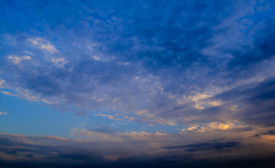 Fototapeta na wymiar Sky with clouds