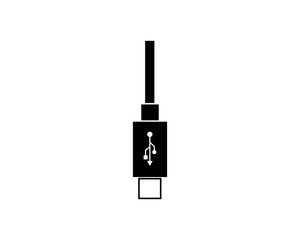 usb icon vector illustration