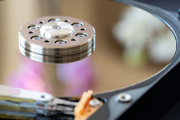 computer hard disk repair detail HDD