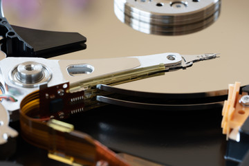 computer hard disk repair detail HDD