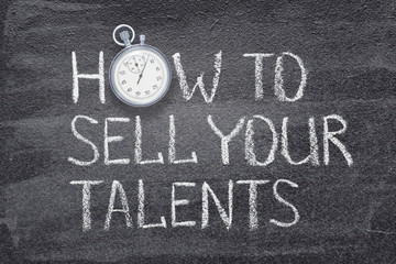 how to sell talents watch