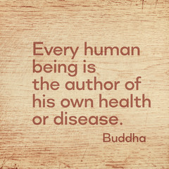 author of health Buddha wood