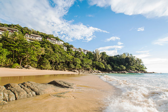 Afternoon beach The atmosphere is bright. at Nai Thon Beach Phuket Thailand
