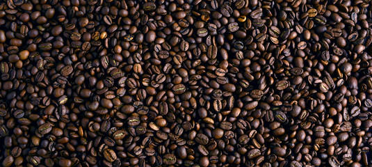 roasted coffee beans, can be used as a background