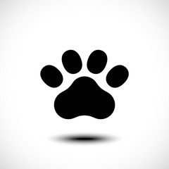 Paw Print icon. Vector illustration