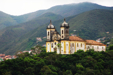 Fototapeta na wymiar Igreja de Santa Efigênia - Ouro Preto