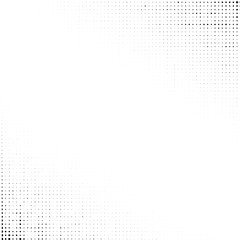  The composition of a grey dots  on a white background. 