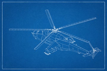 Design of a helicopter.