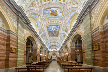Interno Chiesa Santa Maria della Neve - Orune (Cagliari) - Sardegna
