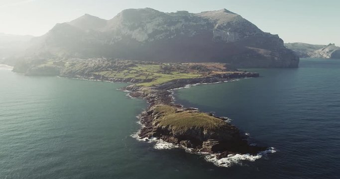 Punta Sonabia and monte Candina in Catabria Spain
