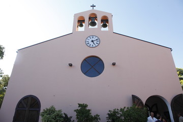 Facciata esterna Chiesa Santa margherita - Pula (Cagliari) - Sardegna