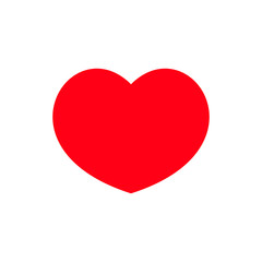 Heart icon. Red heart vector icon. Like icon vector. Instagram like notification