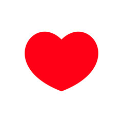 Heart icon. Red heart vector icon. Like icon vector. Instagram like notification