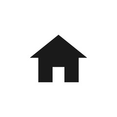 Home icon. House vector icon