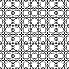 Black and white Seamless Modern Pattern. Art-Deco Geometric Background. Graphic Design. Vector Illustration.