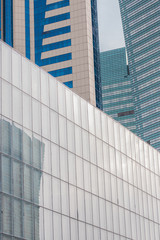 Obraz premium skyscraper windows, multistory building