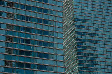 Obraz premium skyscraper windows, multistory building