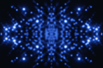 Quantum blue background. Digital cobalt backdrop. Sparkle virtual texture. Shiny surface design. Beautiful virtual reality. Abstract cyberspace with copy space. Microcircuit close-up. Digital element.