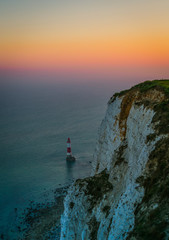 Fototapeta na wymiar sunset and lighthouse