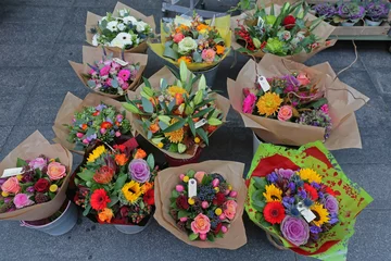 Photo sur Plexiglas Fleuriste Bouquets de fleurs