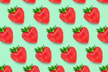 Strawberry isolated. Fresh natural strawberry isolated on white background. Strawberry of different shapes