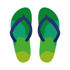 flip flops isolated icon