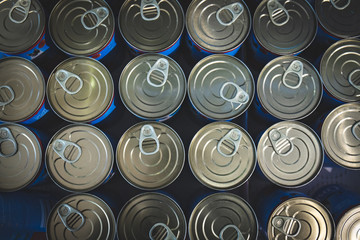 Standard canned products from above