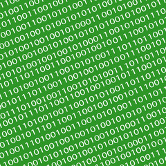  The background with binary code .